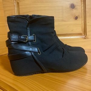 Mudd Hidden Wedge Ankle Boots